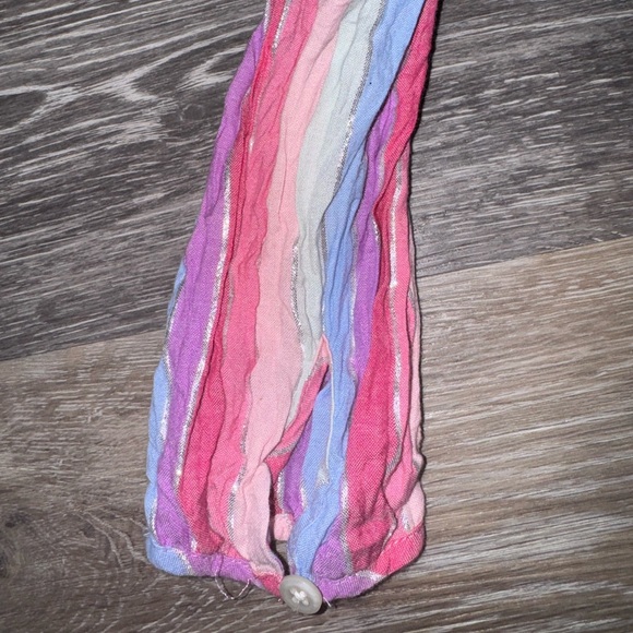 J. Crew Pastel Striped Veda Belted Long Sleeve Dress - Size Medium Petite - Picture 10 of 10